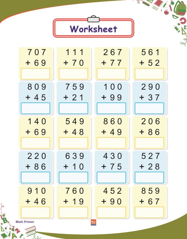 Maths Primer52